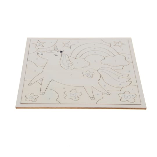 12 Pack: Fantasy Wood Paint-by-Number Puzzle Kit by Creatology™